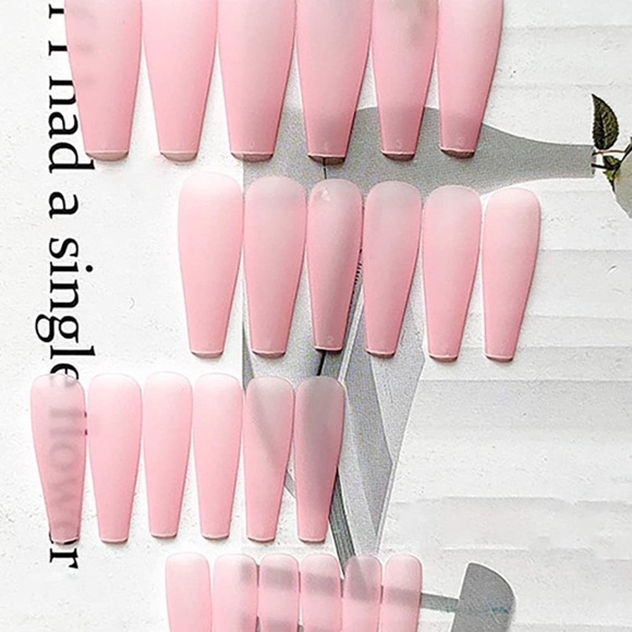 💌BO/GO$6 Pink Nails Coffin 20pcs Press On False nails (20 nails)… - Picture 5 of 6